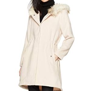 NWT BB Dakota Women's Colin Fuax Fur Hooded Coat